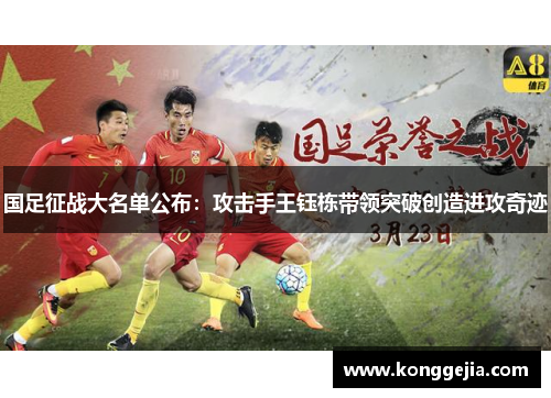 国足征战大名单公布：攻击手王钰栋带领突破创造进攻奇迹